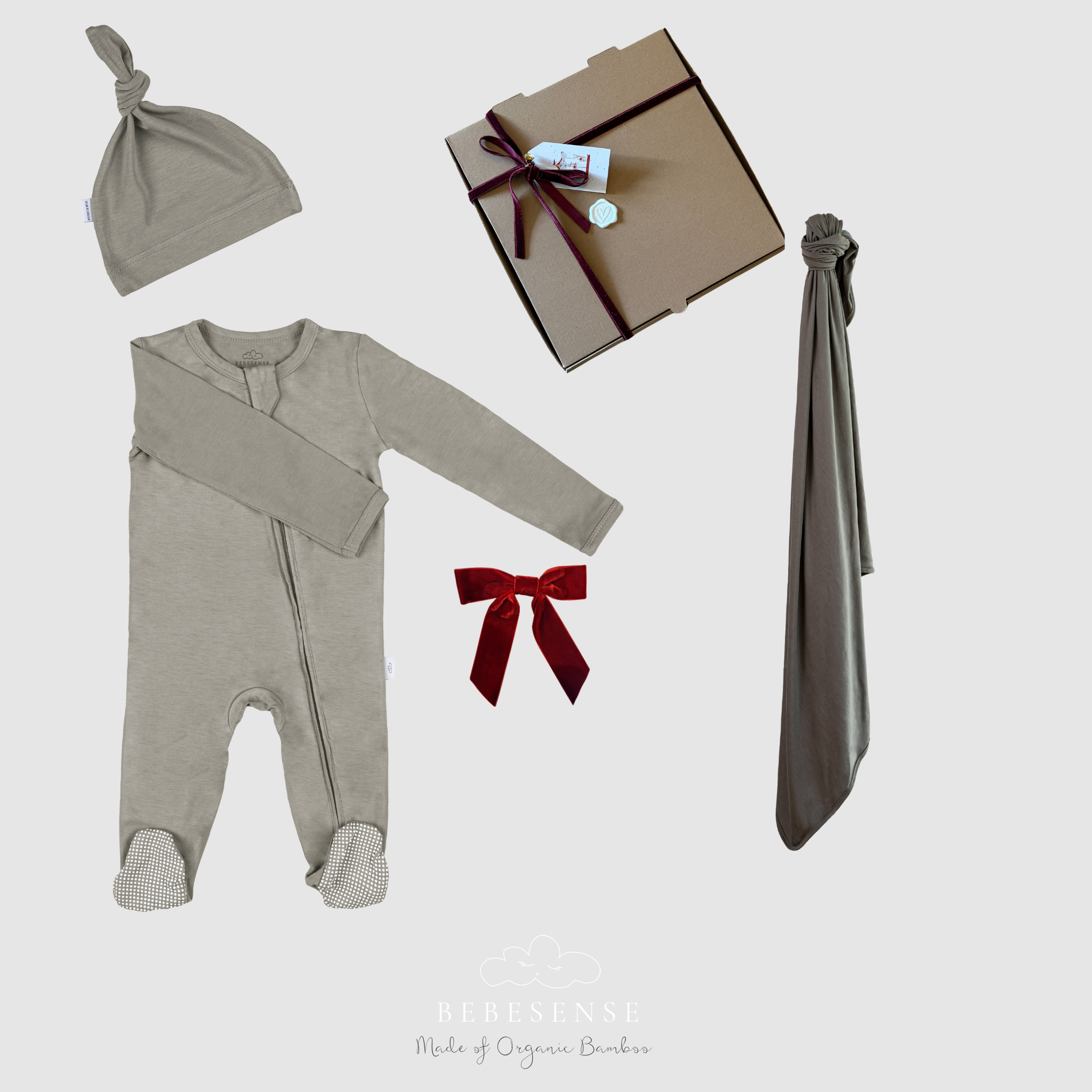 Bambu Yenidoğan Seti - Stone Shadow